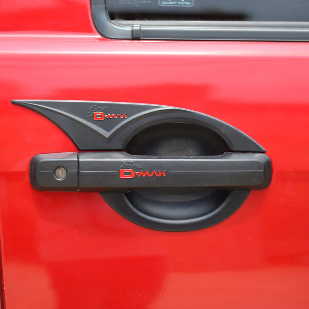 Isuzu D-Max 2018-2020 Black Door Handle Cover Premium ABS Exterior Trim