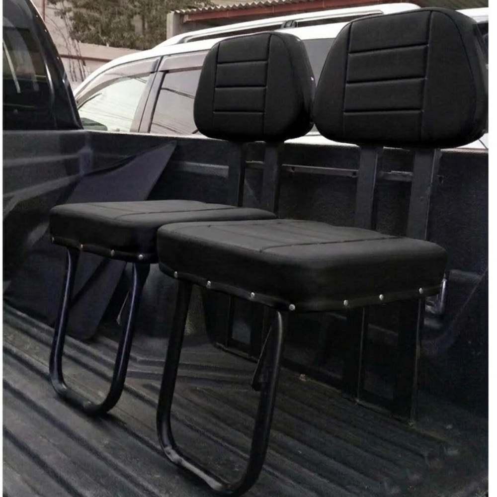 Toyota Hilux Revo Vigo Rear Back Seat Assembly Black