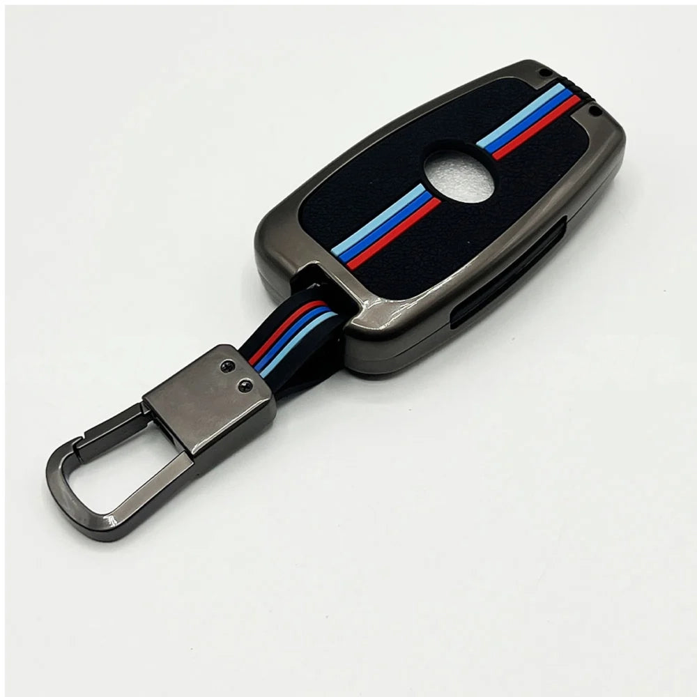 Toyota Corolla Cross Metal Key Cover (2020-2026) – Premium Metallic Grey Case