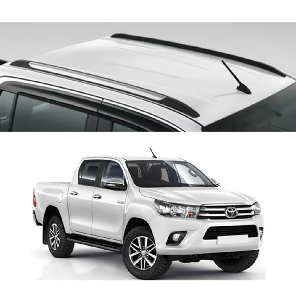Toyota Hilux Revo Roof Rail Silver And Black 2016-21