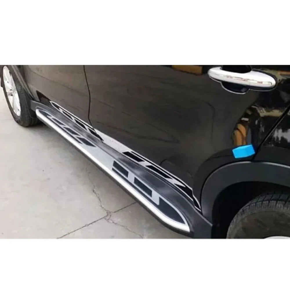 DFSK Glory 580 Pro Premium Side Steps Running Boards Chrome & Black 2020-2023