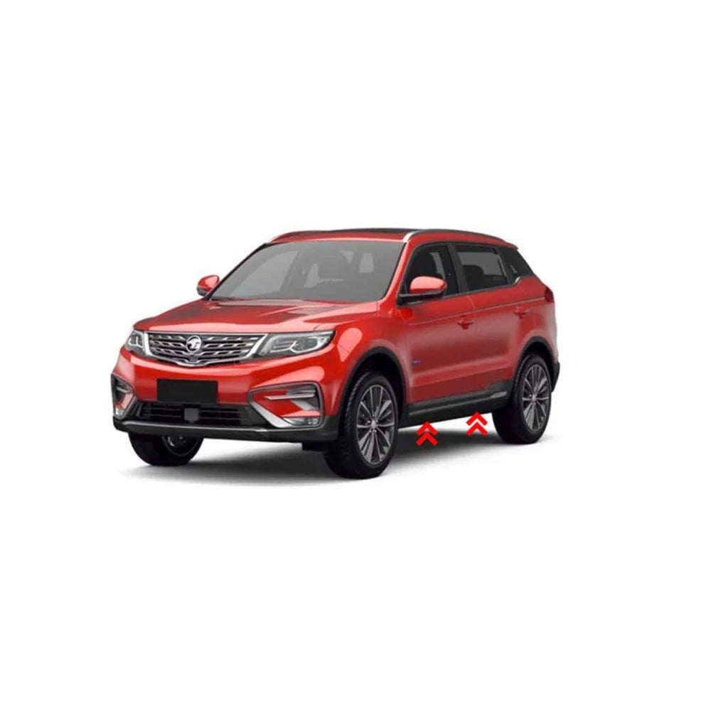Proton X70 Side Skirts Side Step 2021-2023 Black & Silver
