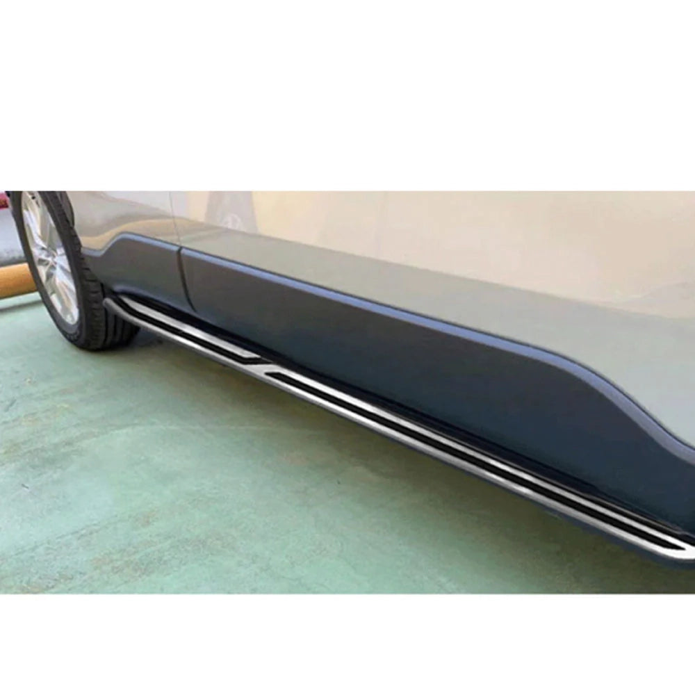 Toyota Corolla Cross Premium Side Steps Running Boards Chrome & Black