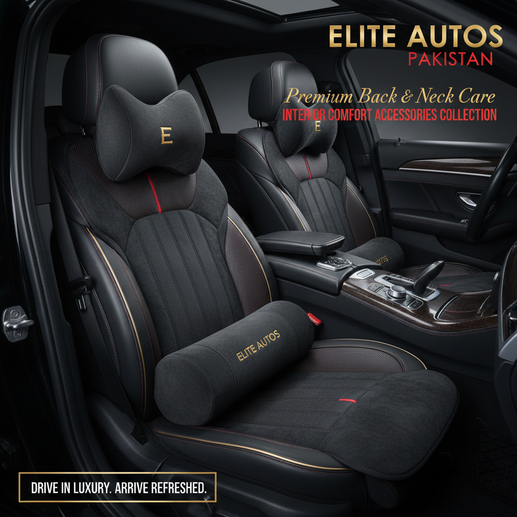 Premium Car Neck Pillows & Lumbar Support Accessories Collection In Pakistan Elite Autos