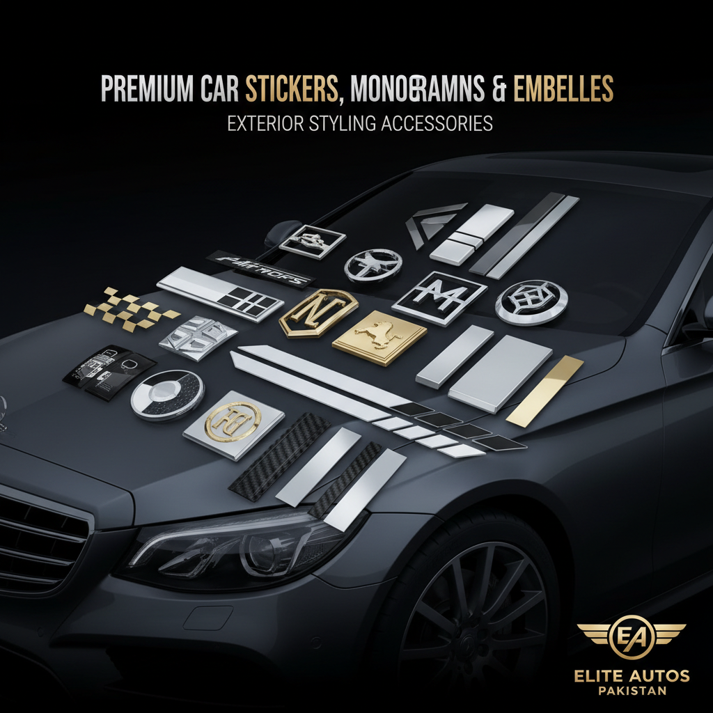 Premium Automotive Emblems Decals & Chrome Badge Accessories Collection In Pakistan Elite Autos
