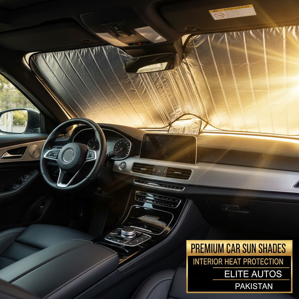 Premium Window Sun Shades & UV Protection Interior Accessories Collection In Pakistan Elite Autos