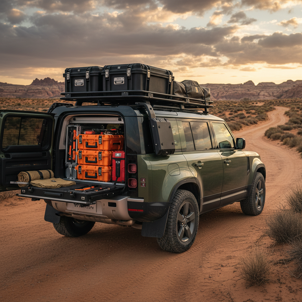 Premium SUV & 4x4 Utility Boxes Storage Cargo Boxes Off-Road Accessories Collection In Pakistan Elite Autos