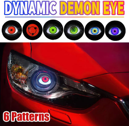 Devil Eyes 8 Pattern Dynamic LED Projector Headlights & Fog Lamps Universal Fit