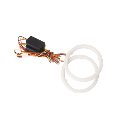 Angel Eyes Halo Rings COB LED White Yellow Switchback 2Pcs