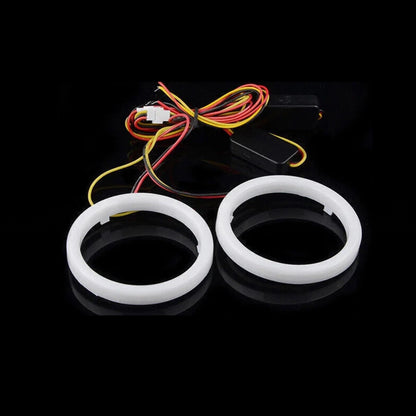 Angel Eyes Halo Rings COB LED White Yellow Switchback 2Pcs