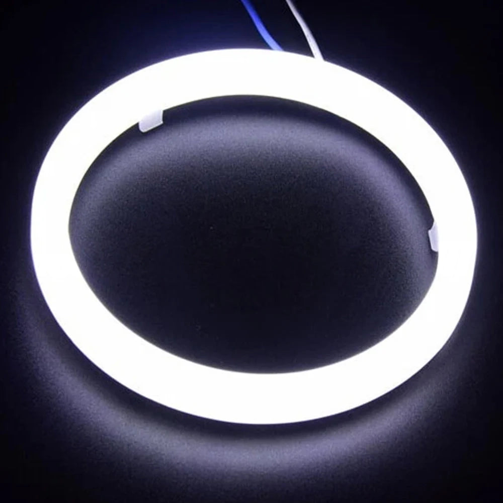 Angel Eyes Halo Rings COB LED White Yellow Switchback 2Pcs