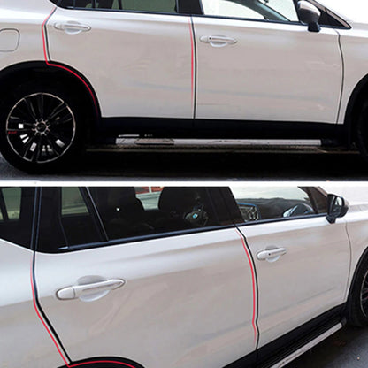 Universal Car Door Edge Guard Strip Red 5M Scratch Protector