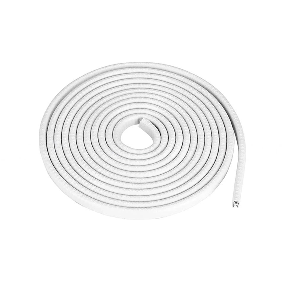 5M Universal Car Door Edge Guard Strip White