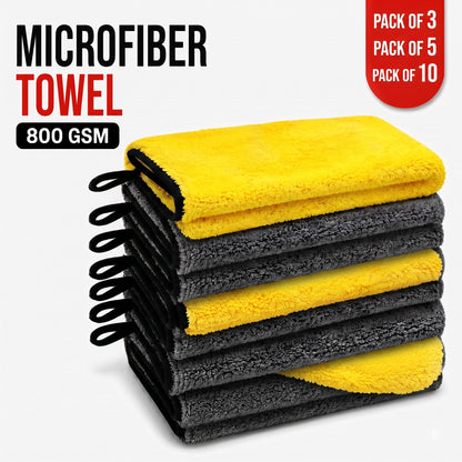 800 GSM microfiber towel for car detailing by Elite Autos