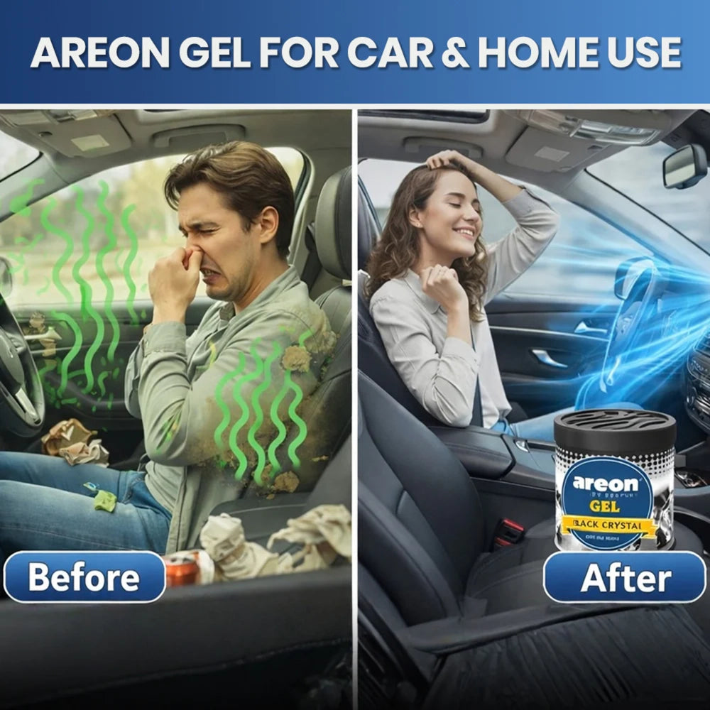 Areon Gel Air Freshener Black Crystal 80g