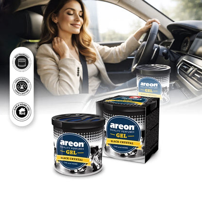 Areon Gel Air Freshener Black Crystal 80g