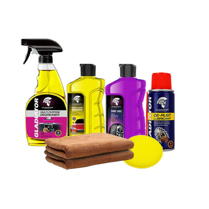 Gladiator Bike Value Wash Kit Motorcycle Cleaning Set