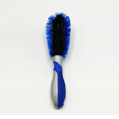 Car Rim Wheel Cleaning Brush Double Sided Blue 28cm
