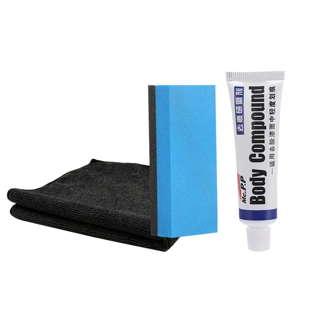 Mc.P.P Car Scratch Removal Compound Kit With Sponge & Microfiber Cloth