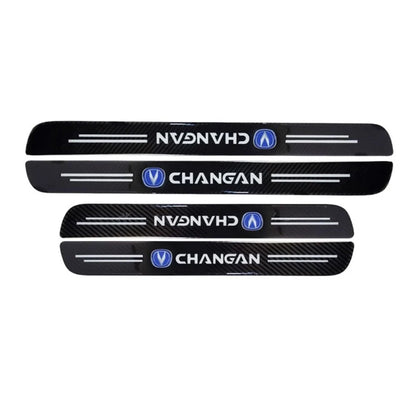 Changan Carbon Fiber Door Sill Protector Scratch Guard Set