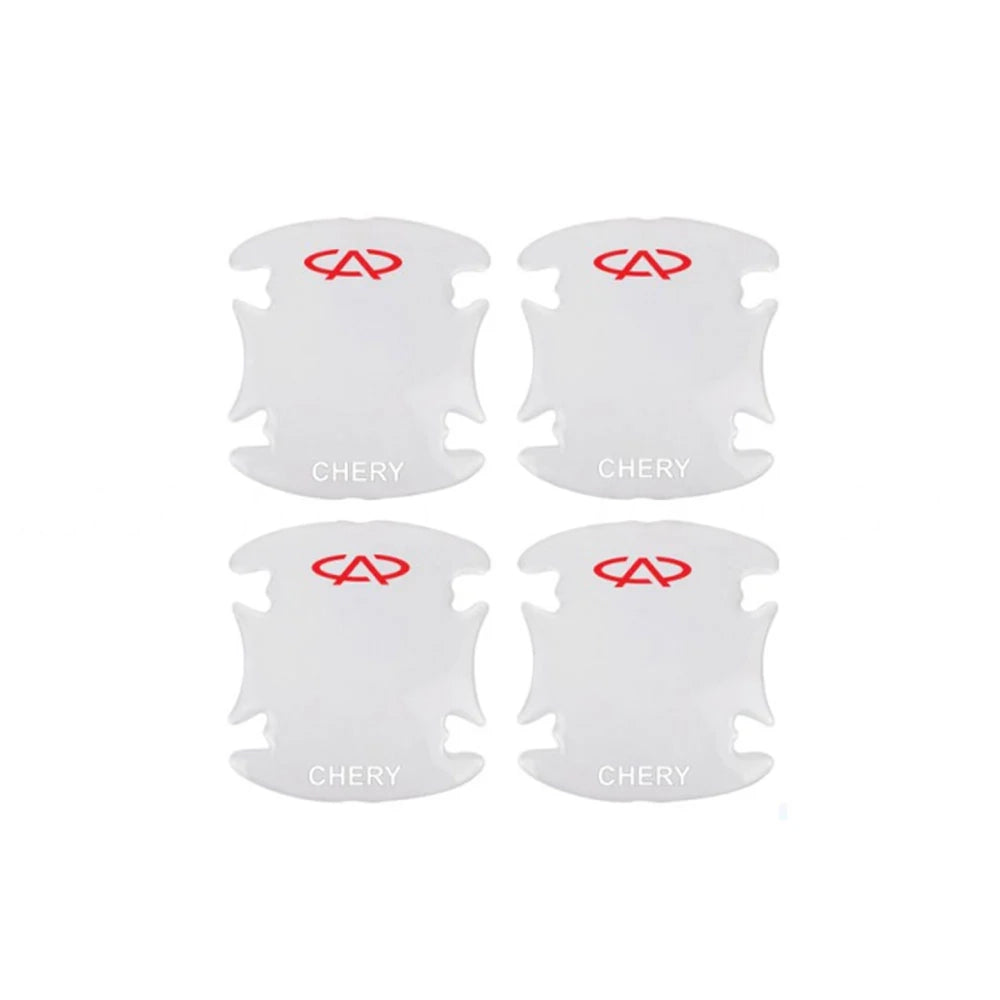Chery Inner Door Handle Protector Transparent Scratch Guard 4 Pcs