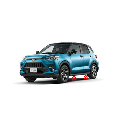 Daihatsu Raize 2019-2023 Side Step Side Skirts Body Kit Premium SUV Styling