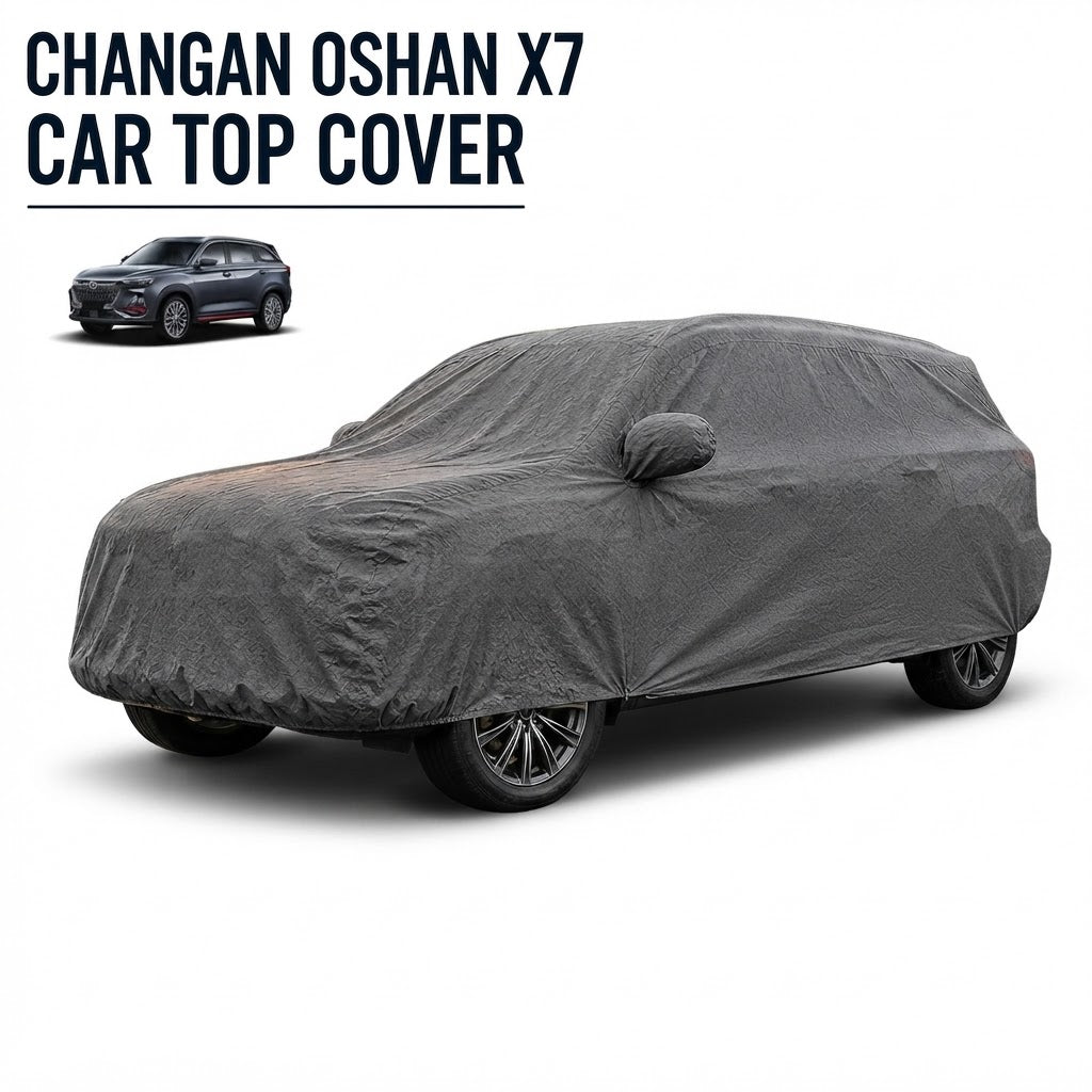 Gray non-woven car top cover for Changan Oshan X7, full-vehicle coverage