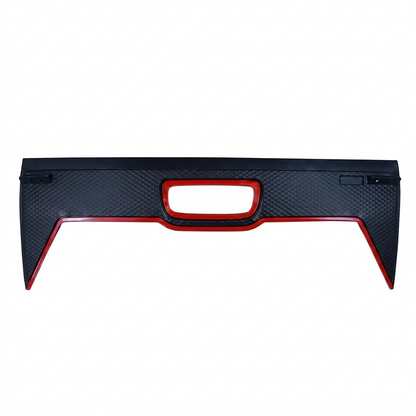 Isuzu D-Max Tail Gate Cover With LED Black Rear Trim