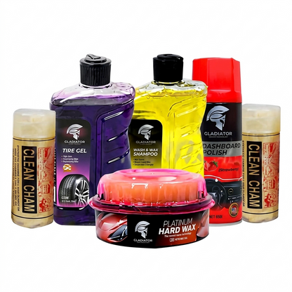 Gladiator Car Care Value Pack USA Formula 6Pc Kit