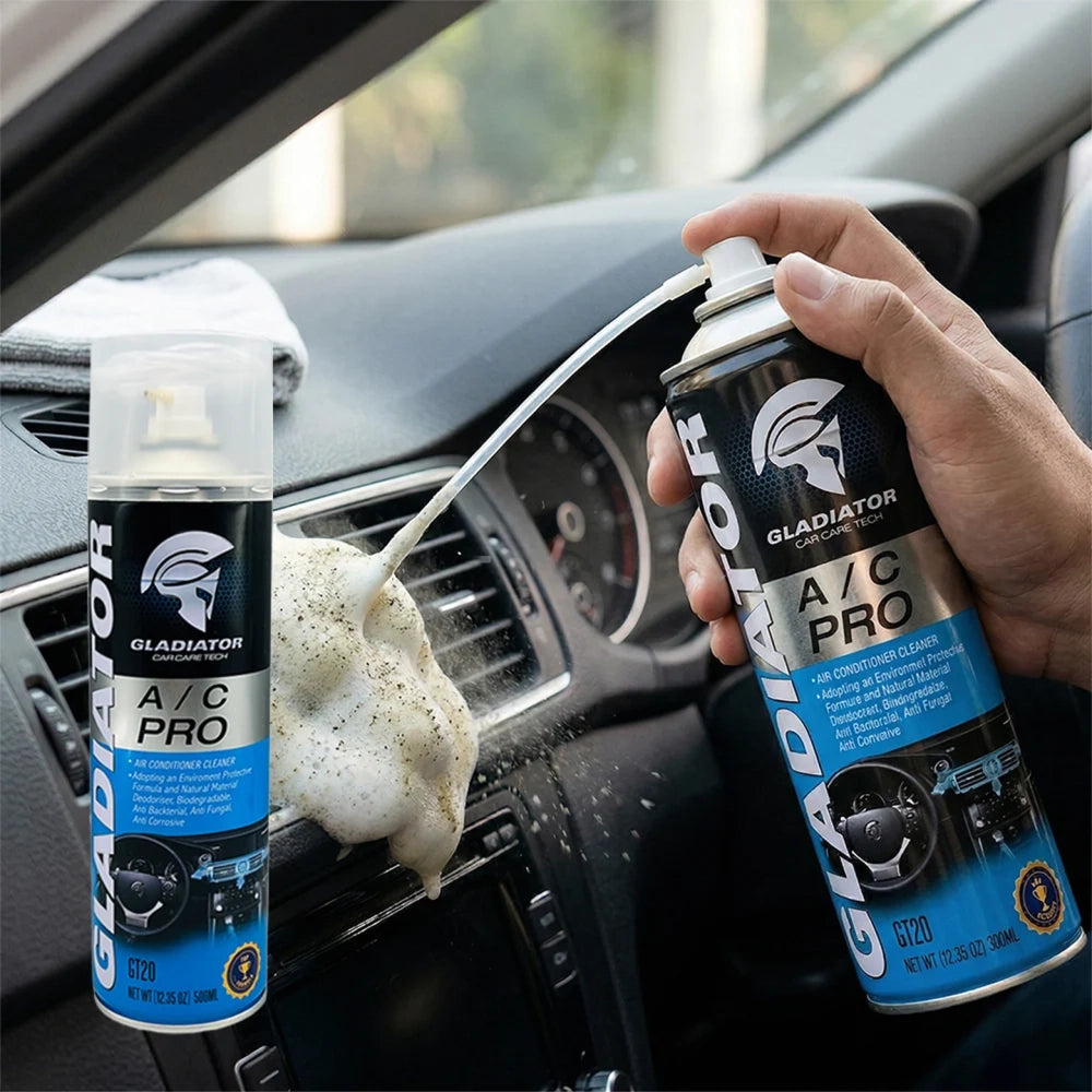Gladiator Air Vent Cleaner AC Pro Foam Spray 500ml GT20