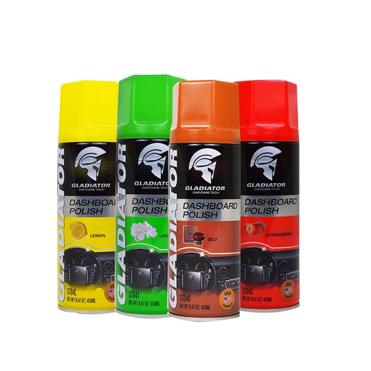 Gladiator Dashboard Polish Spray 450ml (Pack of 2) - Multi Fragrance