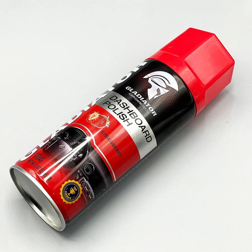 Gladiator Dashboard Polish Spray 450ml - Strawberry Fragrance