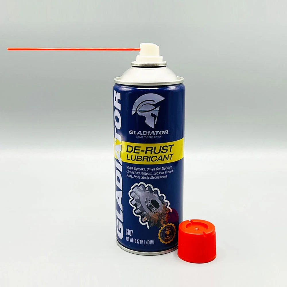 Gladiator De-Rust Anti-Rust Penetrating Lubricant Spray 450ml GT07