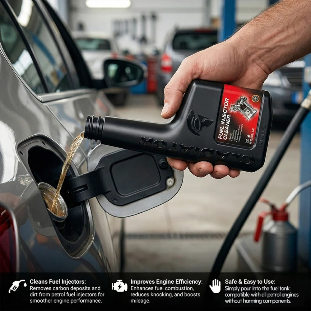 Gladiator Petrol Fuel Injector Cleaner 350ml