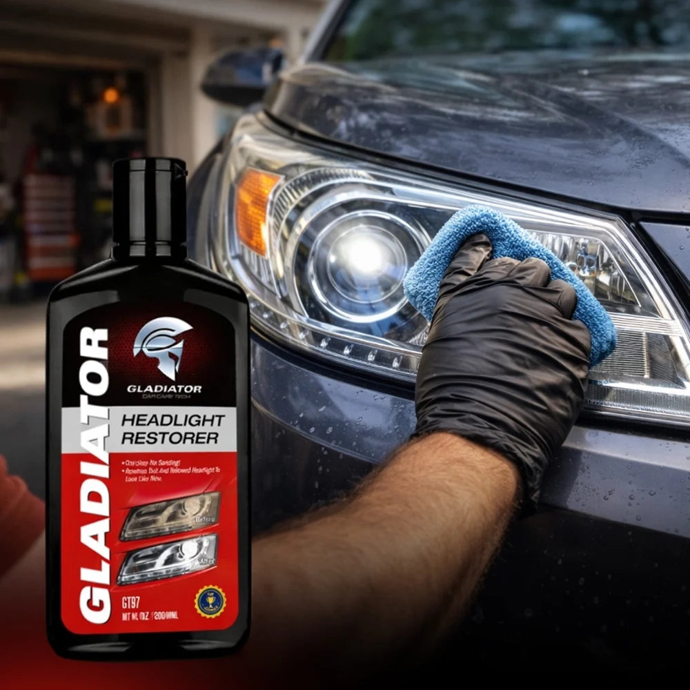 Gladiator Headlight Restorer Polish 300ml GT97