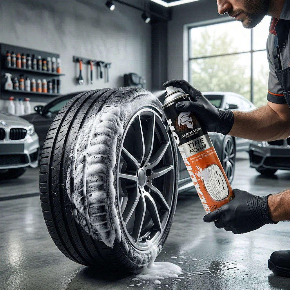 Gladiator Tire Foam Cleaner GT03S 650ml Spray and Shine