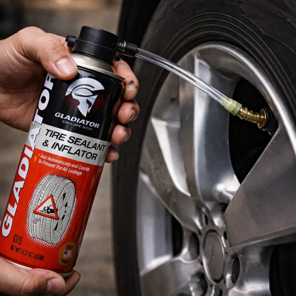 Gladiator Emergency Tire Sealant and Inflator GT15 500ml