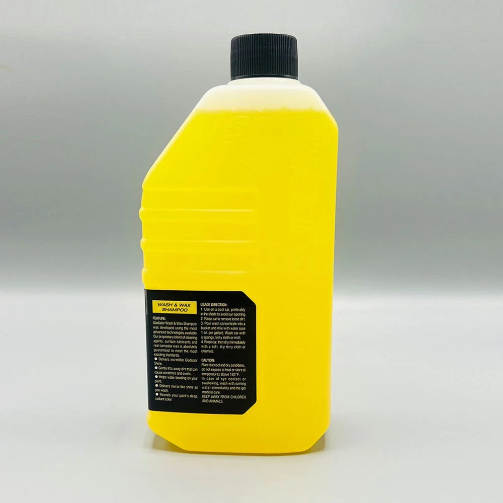 Gladiator Wash & Wax Car Shampoo With Carnauba Wax 1 Litre GT61