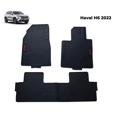 Haval H6 2022-2024 Rubber Floor Mats Black Imported