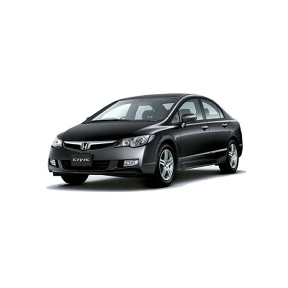 Black Honda Civic sedan