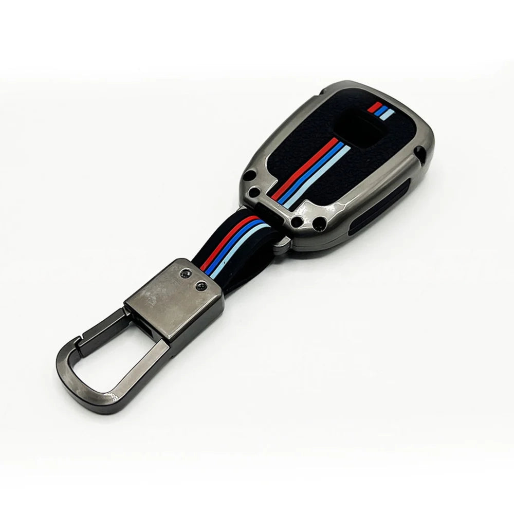 Honda BR-V Metal Key Cover (2017-2026) – Premium Metallic Grey Case
