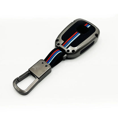 Honda BR-V Metal Key Cover (2017-2026) – Premium Metallic Grey Case