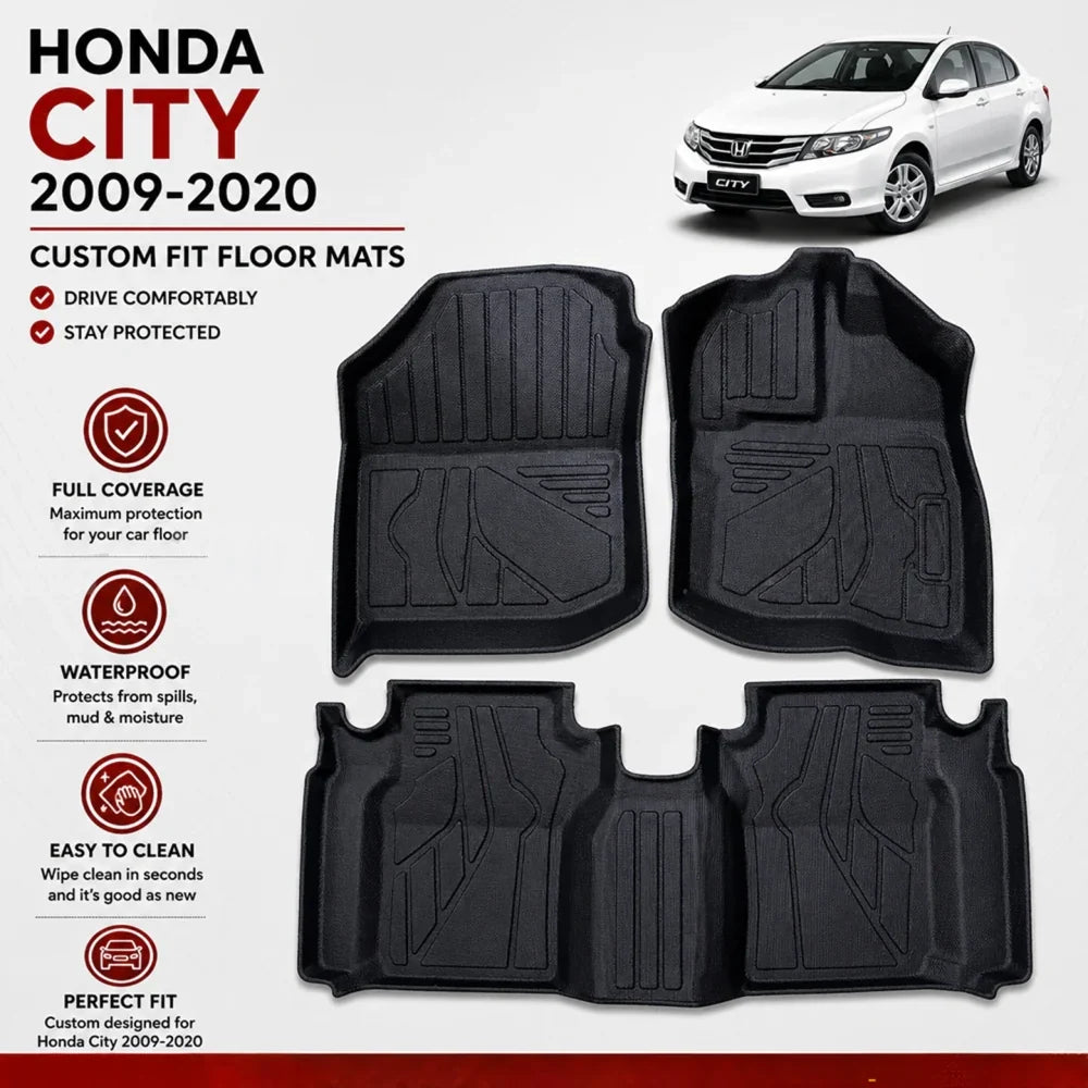 Honda City 2009-2020 TPE Floor Mats