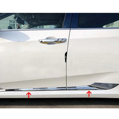 Honda Civic X 2016-2021 Chrome Door Moulding Premium ABS Body Moulding
