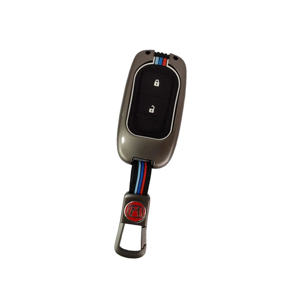 Honda HR-V Metal Key Cover (2022-2026) – Premium Metallic Grey Case