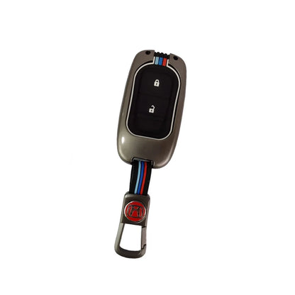 Honda HR-V Metal Key Cover (2022-2026) – Premium Metallic Grey Case