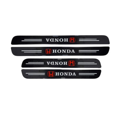 Honda Carbon Fiber Door Sill Protector Scuff Guard