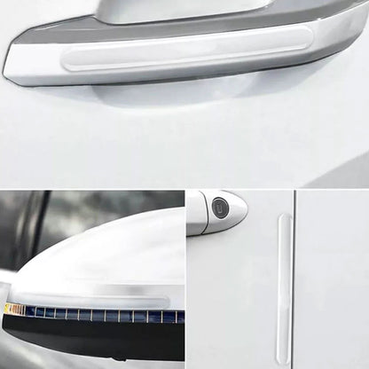 Honda Logo Rubber Door Handle Protector Transparent Anti Scratch 4 Pcs