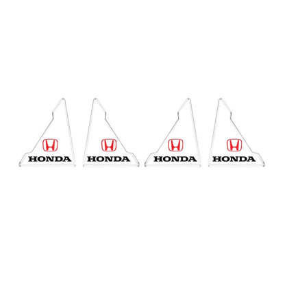 Honda Logo Transparent Car Door Corner Protector Anti Scratch Guard 4 Pcs