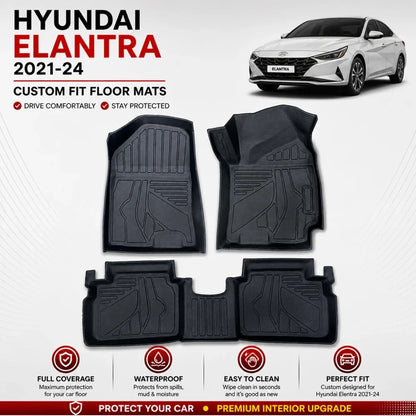 Hyundai Elantra TPE Floor Mats